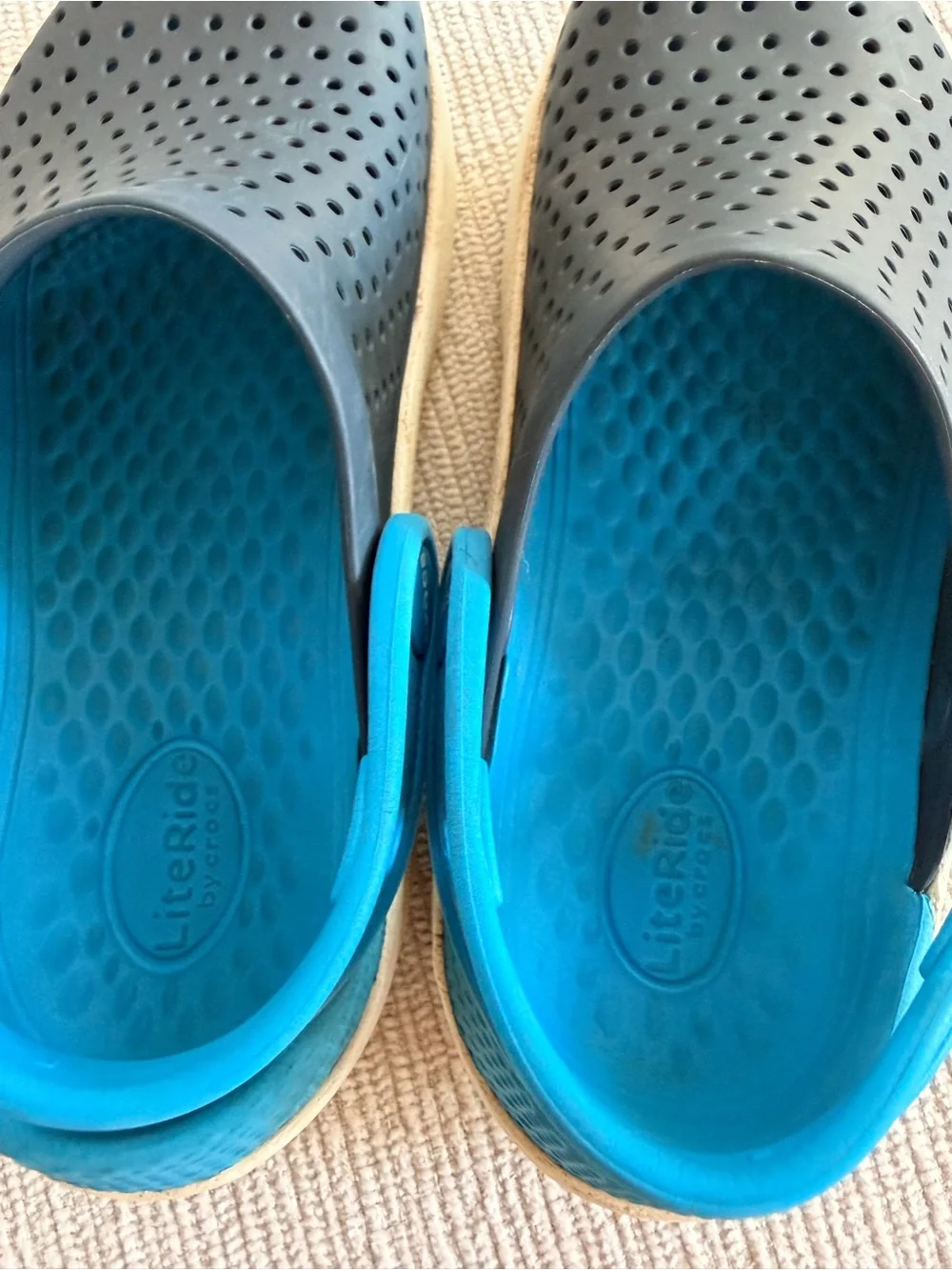 CROCS Navy Clogs Light Ride 12